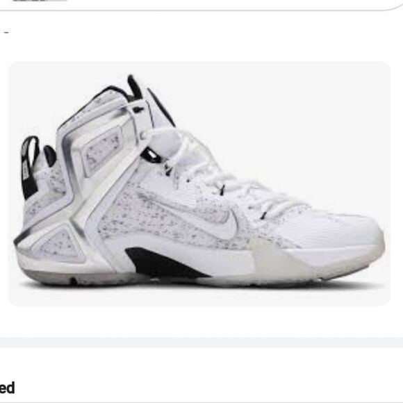 NIKE LEBRON 12 ELITE SP SNEAKERS  STYLE 806951-100 - Picture 1 of 16